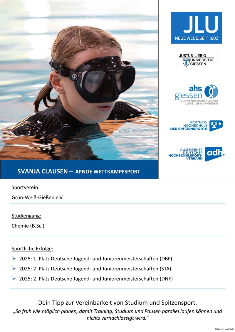 Steckbrief Svanja Clausen 2025