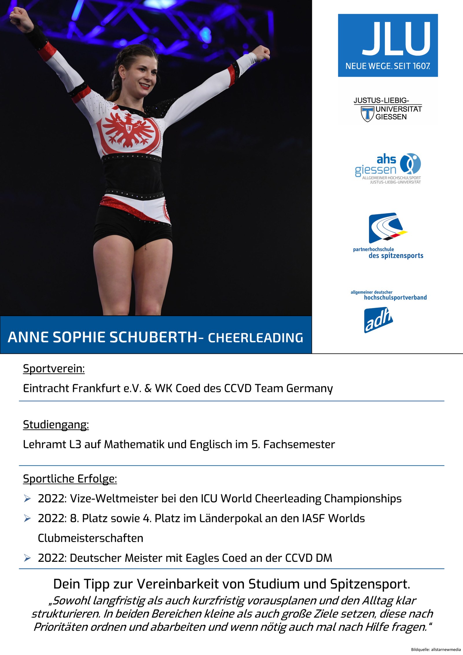 Steckbrief Anne Sophie Schuberth