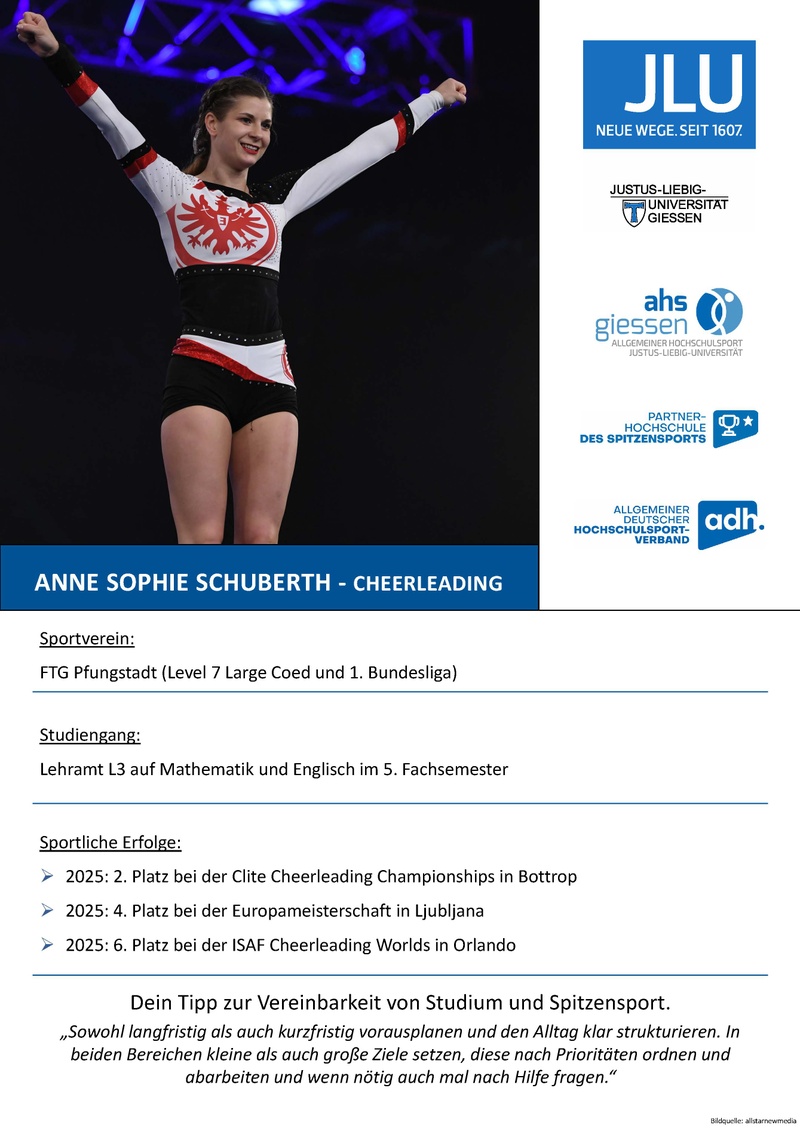 Steckbrief Anne Sophie Schuberth