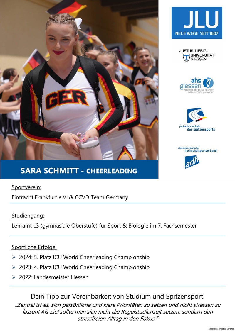 Steckbrief Sara Schmitt