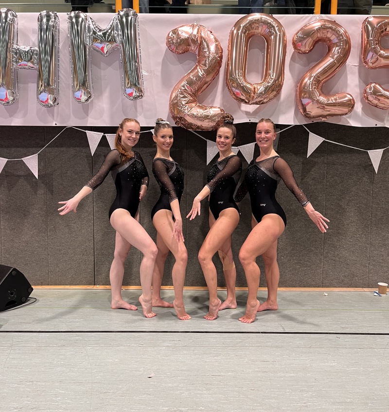 Adh-Mannschaft (von links: Lotte Höver, Katharina Frasch, Kira Deckert, Amelie Schmidt)