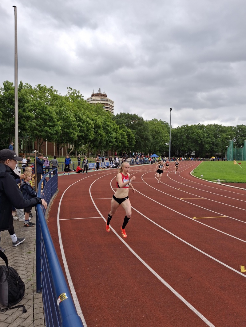 Inga Lene Schneider auf den 400 Metern (Foto: Lennart Wehrum)