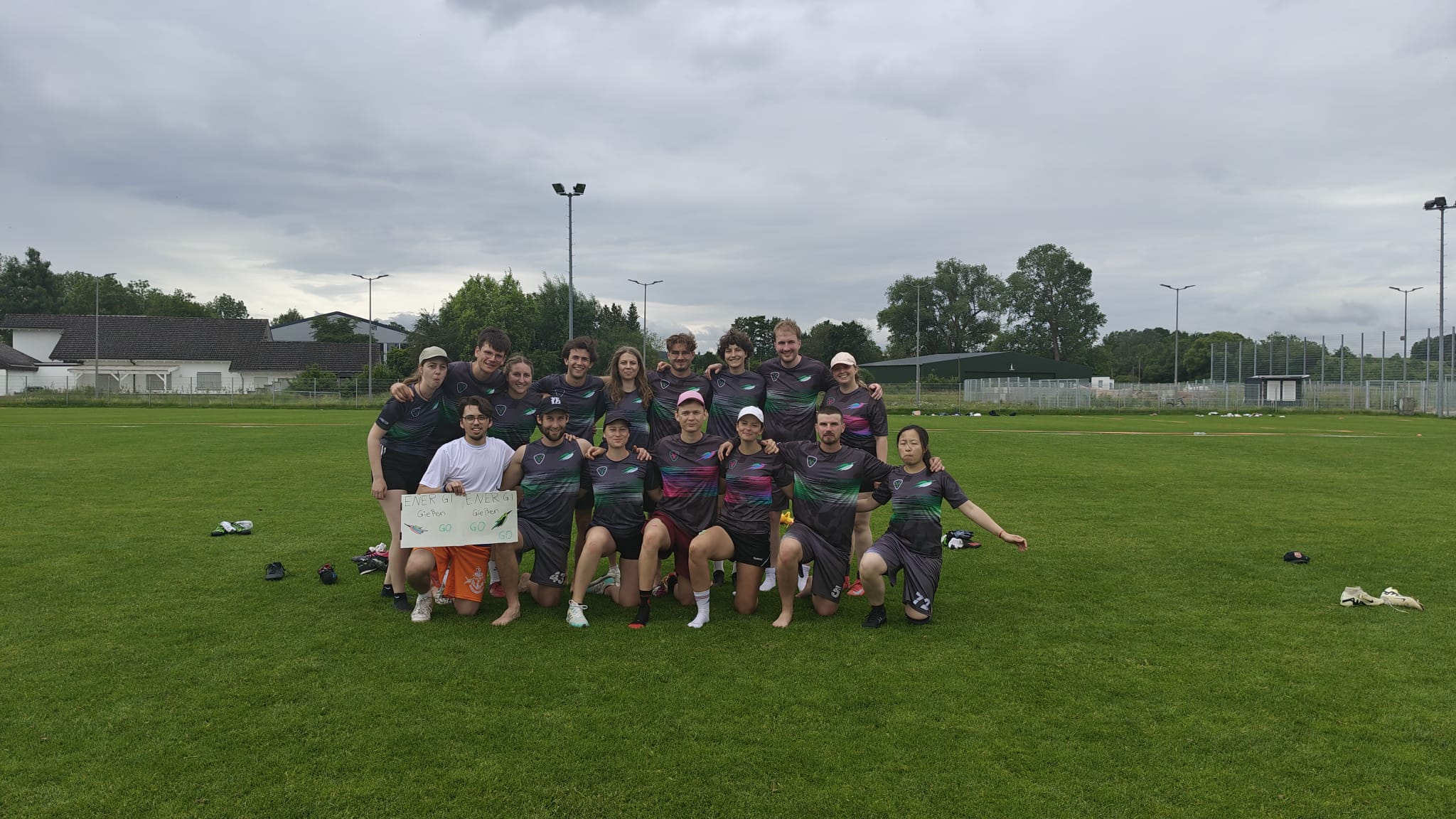 JLU-Team bei der DHM Ultimate Frisbee 2025
