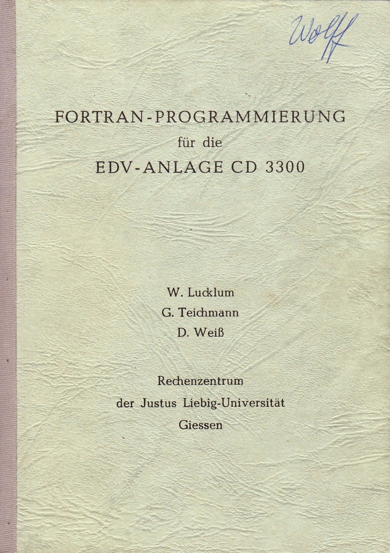 FORTRAN-Handbuch (1971)