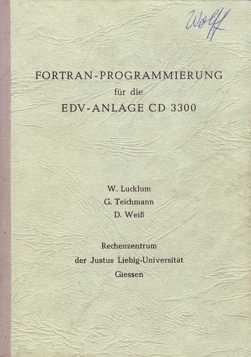 FORTRAN-Handbuch (1971)