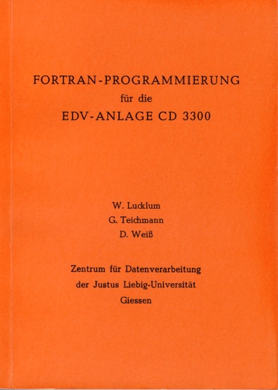FORTRAN-Handbuch (1974) FORTRAN-Handbuch (1974)