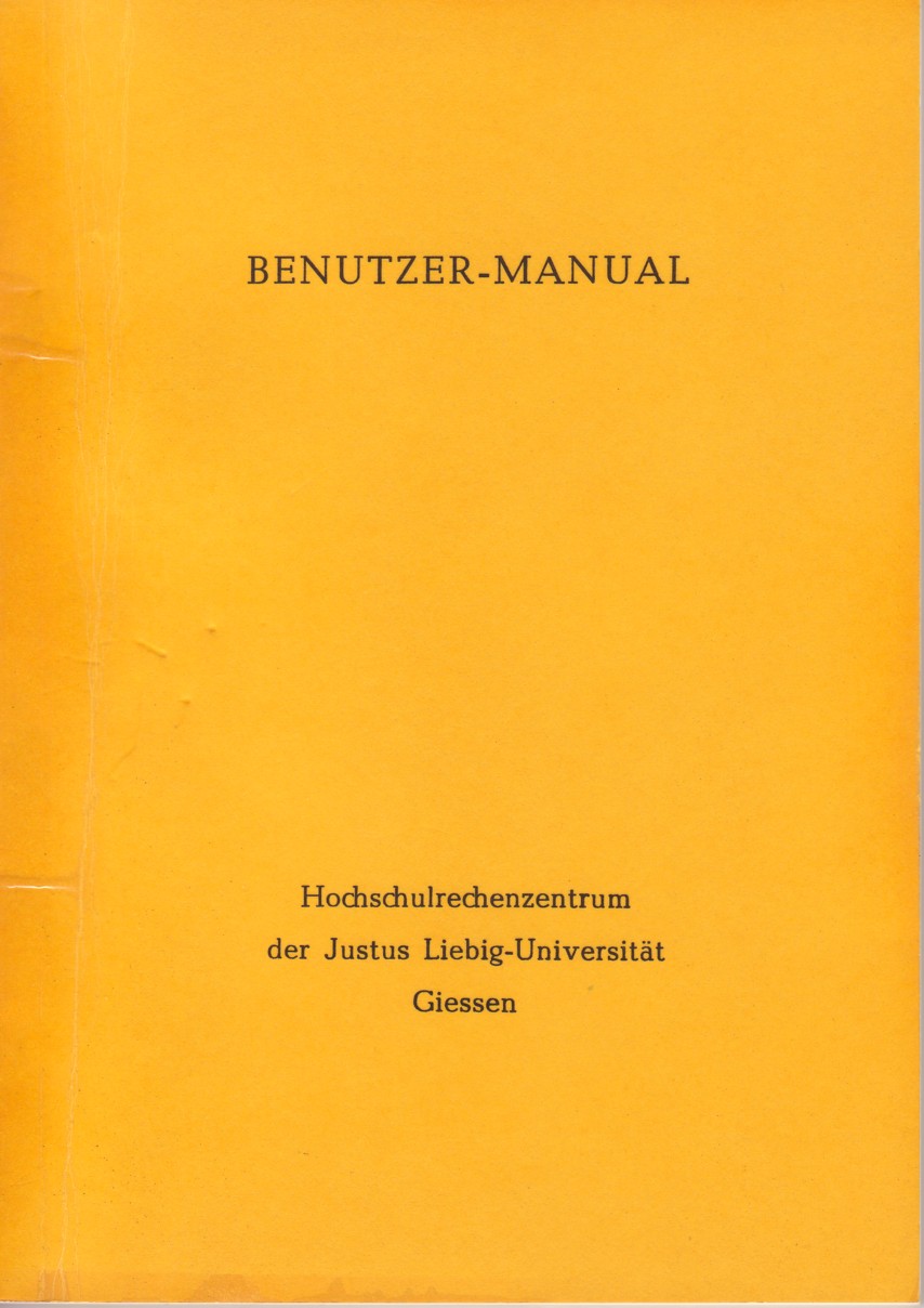 Benutzerhandbuch (1976)