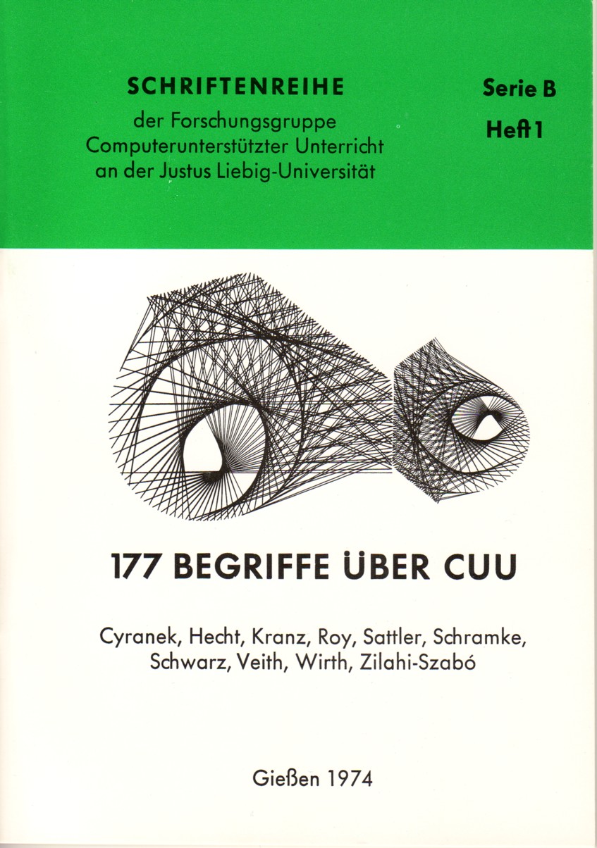 Schriftenreihe der CUU, Serie B, Heft 1: 177 Begriffe über CUU