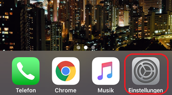 iOS Exchange Anleitungs Bild 1