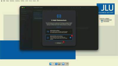 MacOS Mail einrichten