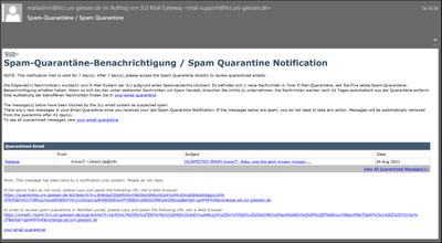 E-Mail-Sicherheit Files 02 Nachricht