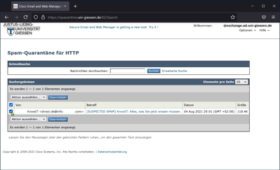 E-Mail-Sicherheit Files 08 Portal