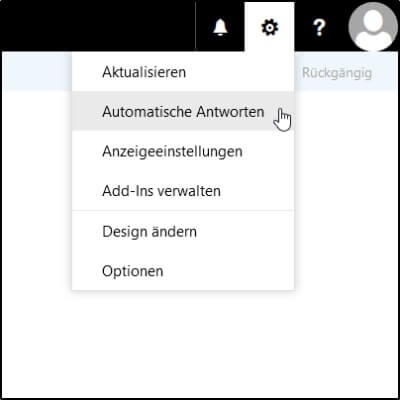 Abwesenheitsnachricht in OWA
