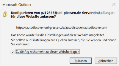 Outlook 2016 einrichten Bild 6