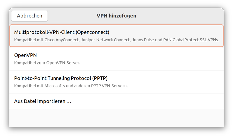 VPN_Verbindungstyp