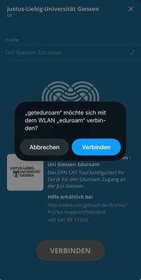 Weitere Bestätigung einer Abfrage