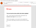 Adobe Account E-Mail