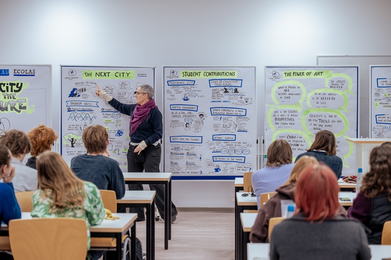 Summary of the conference by the graphic recorder K.Schmitz