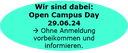 Button Open Campus Day