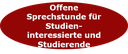 Button Offene Sprechstunde