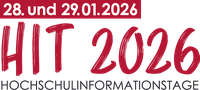 Banner HIT 2026 Hochschulinformationstage vom 27.01.2026 - 29.01.2026.