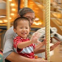 Grandpa with child
