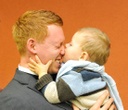 GGL Graduate with son