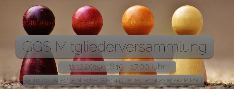 Banner Mitgliederversammlung
