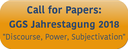 Button Call for Papers: Jahrestagung 2018