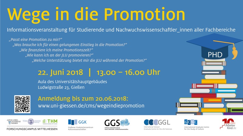 Banner "Wege in die Promotion"