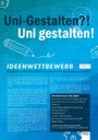 Flyer Ideenwettbewerb "Uni gestalten" FB03