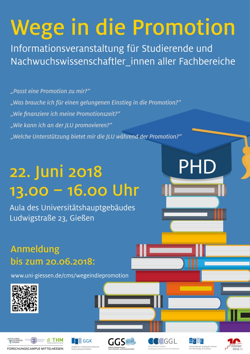 Poster "Wege in die Promotion"