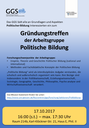 Flyer Gründungstreffen 2017