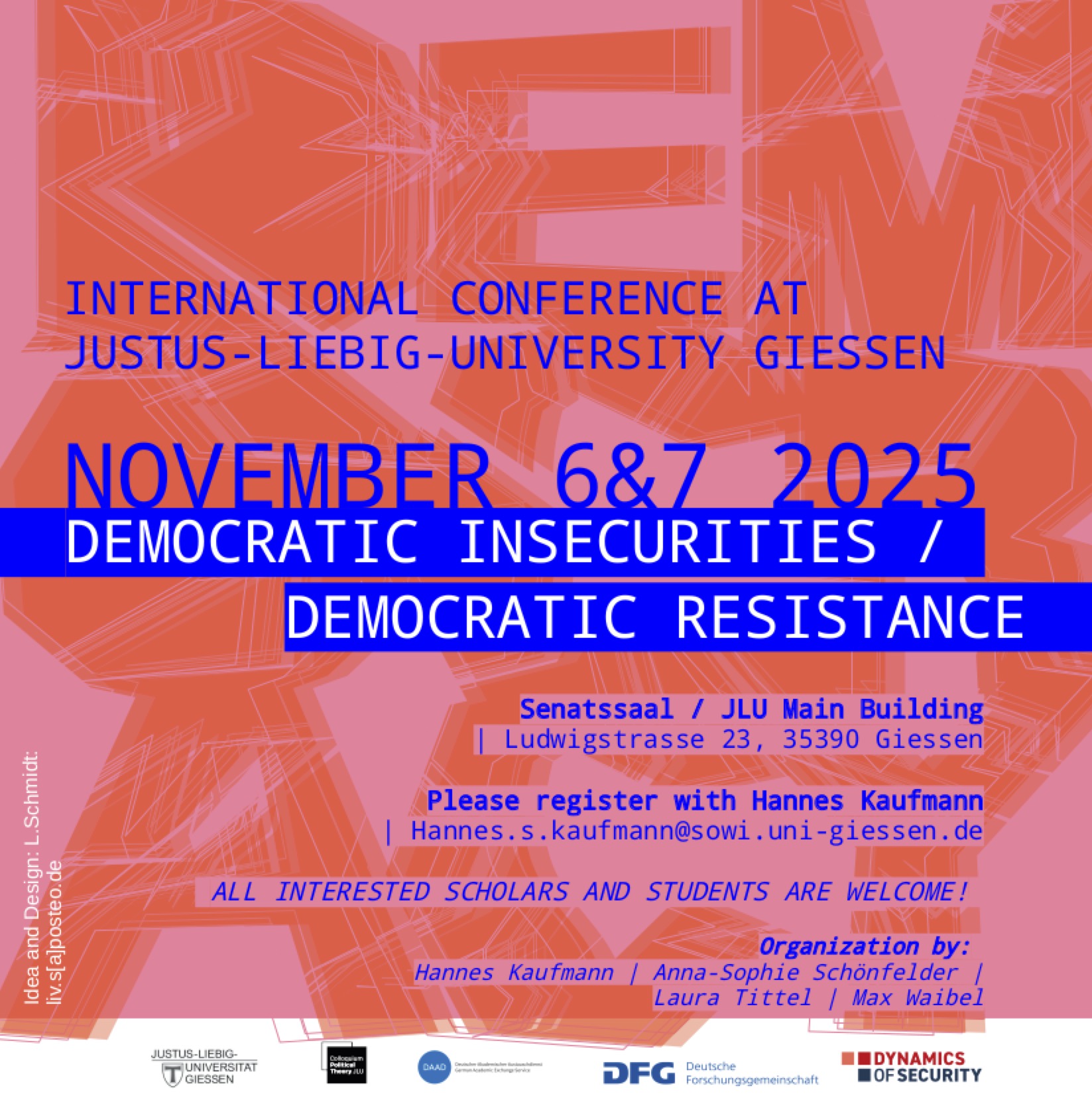 sharepic Democratic Insecurities / Democratic Resistance
