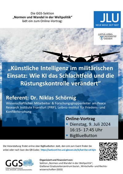 Vortrag N. Schörnig (2024): KI im militärischen Einsatz