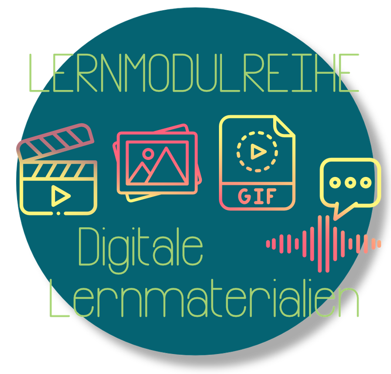 Hier gelangen Sie zu einer Lernmodulreihe zu digitalen Lernmaterialien