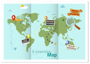 Zu sehen ist die E-Learning Map