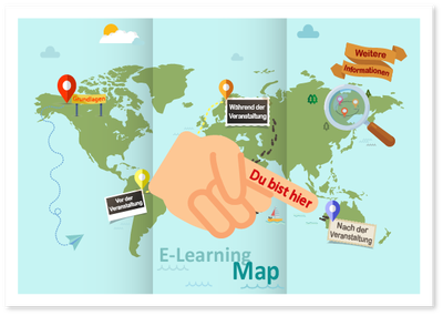 Sie befinden sich auf der E-Learning Map bei "nach der Veranstaltung"