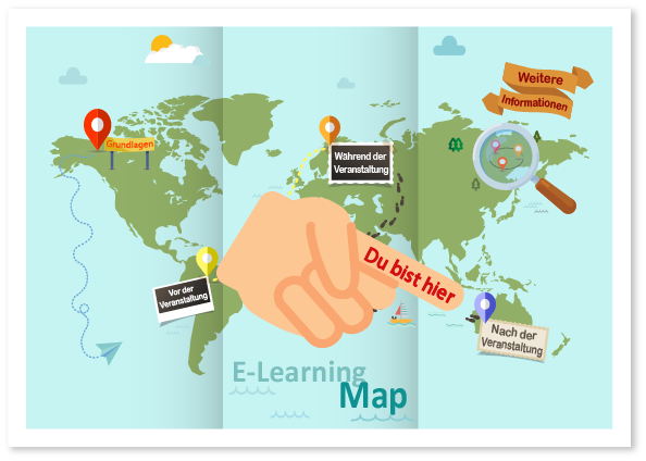 Sie befinden sich auf der E-Learning Map bei "nach der Veranstaltung"