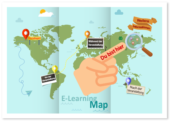 Sie befinden sich auf der E-Learning Map bei weiteren Infos