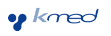 Sie sehen das kmed Logo