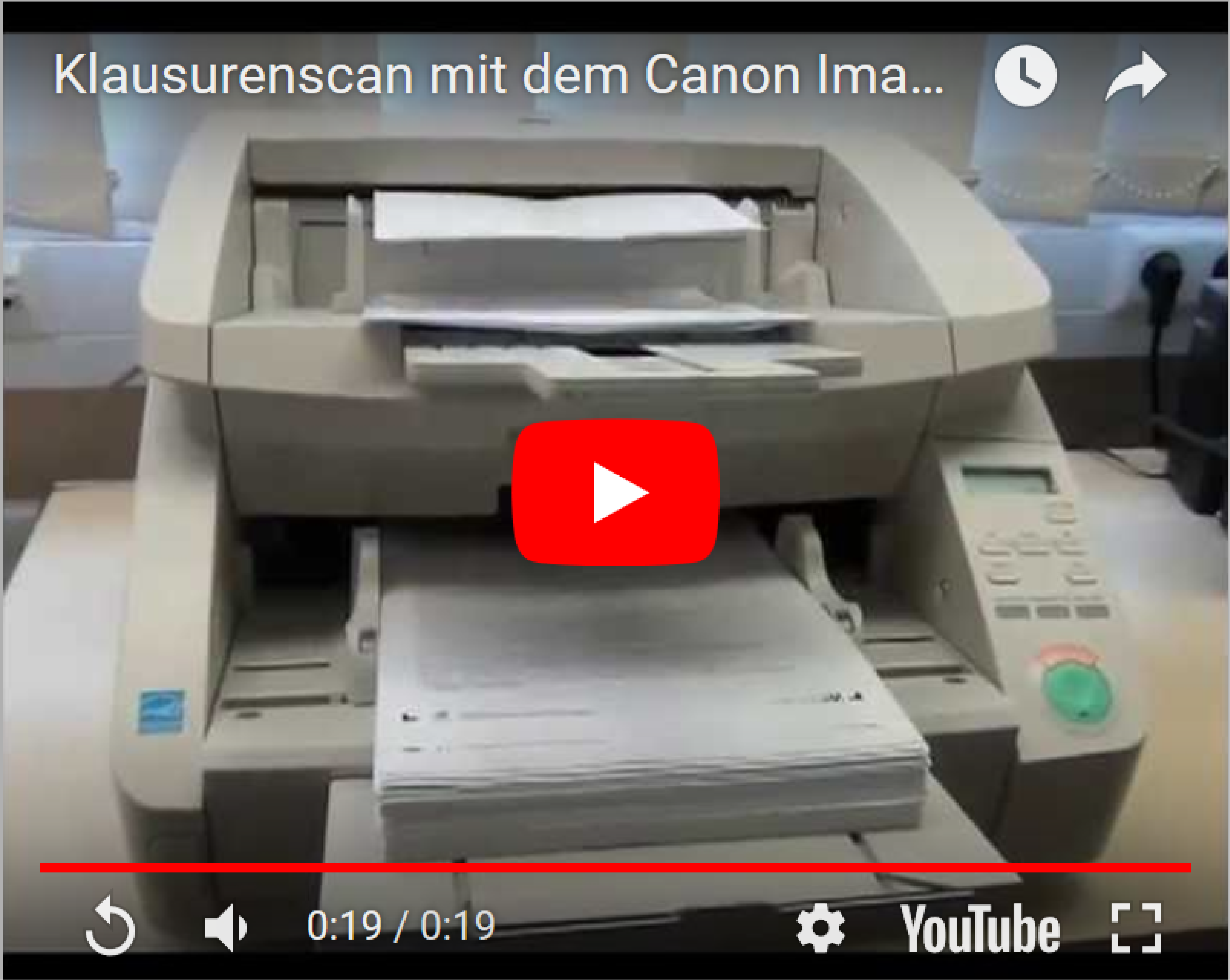 Scannerklausur