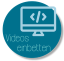 Videos einbetten und veröffentlichen