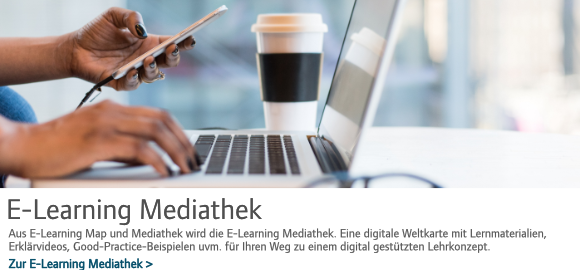 Hier gelangen Sie zu unserer E-Learning Mediathek