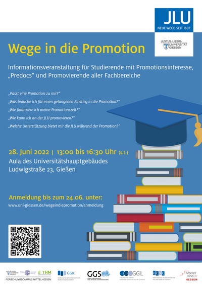 Plakat Wege in die Promotion 2022