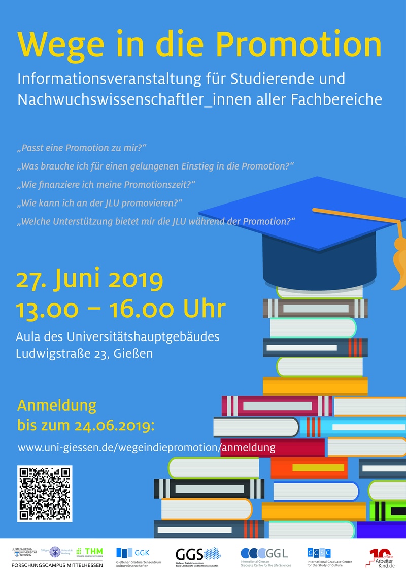 Poster "Wege in die Promotion 2019"