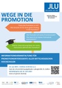 Wege in die Promotion Plakat 2025