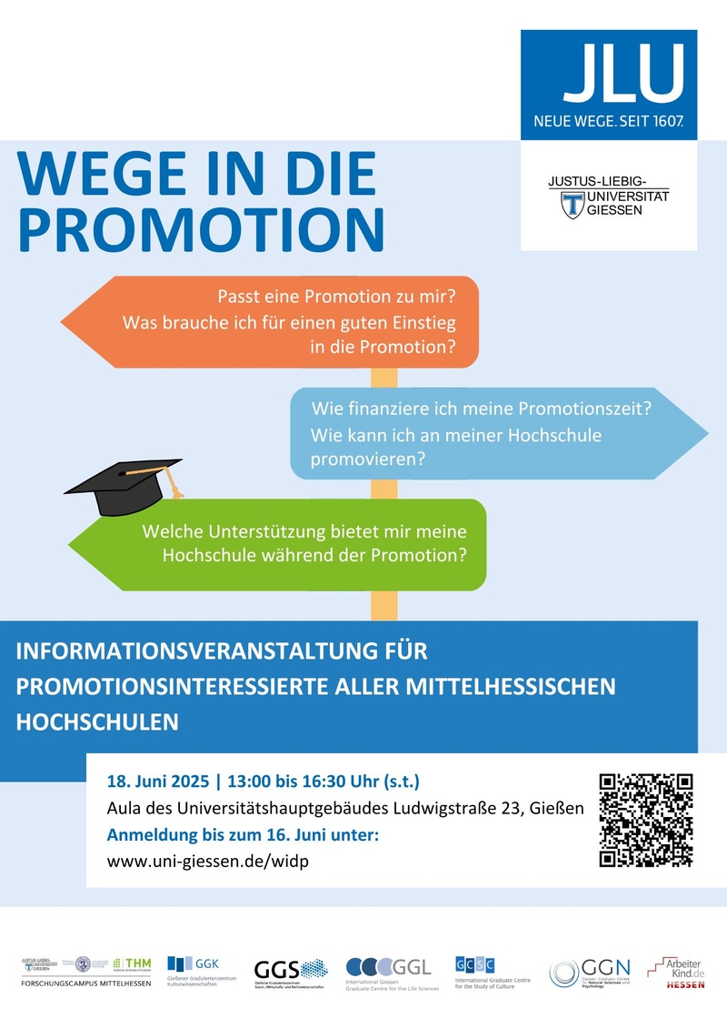 Wege in die Promotion Plakat 2025
