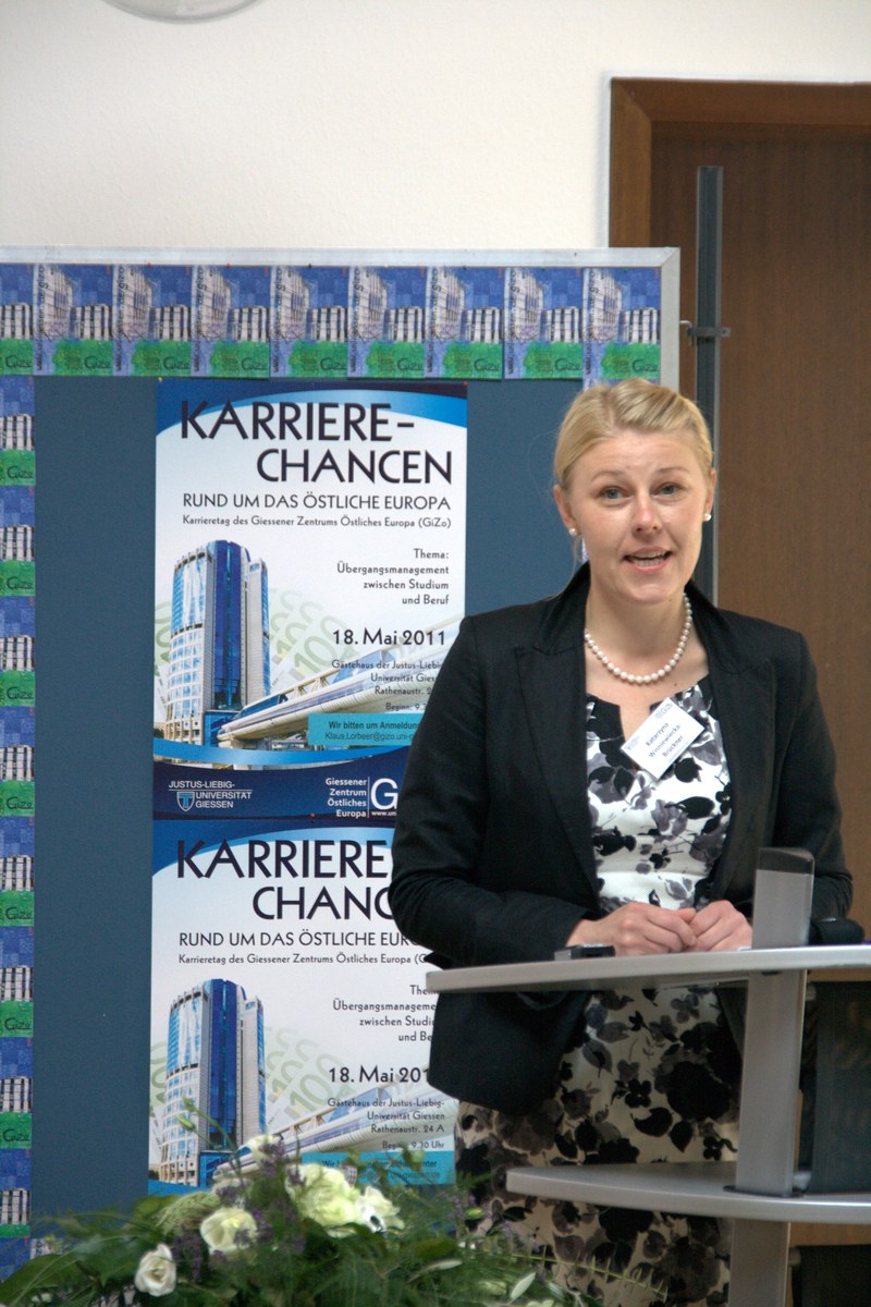 Katarzyna Wisniewiecka-Brueckner, GiZo-Karrieretag 2011
