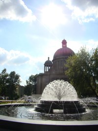Fountain in front of the Collegium Iuridicum